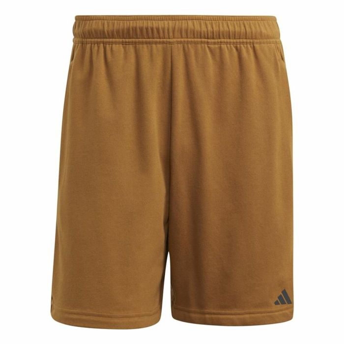 Pantalones Cortos Deportivos para Hombre Adidas Yoga Basert Dorado