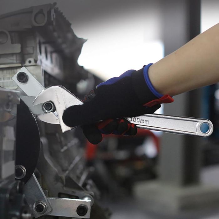 Workpro Llave Ajustable 200 mm Acero al Cromo Vanadio Resistente al Óxido y Corrosión 6 Workpro Llave Ajustable 200 mm Acero al Cromo Vanadio Resistente al Óxido y Corrosión 6