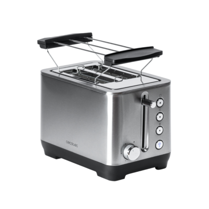 Tostadora Cecotec BigToast Double Acero Inoxidable 1000 W Tostadora Cecotec BigToast Double Acero Inoxidable 1000 W