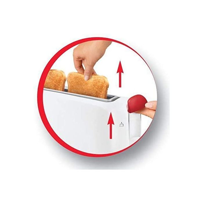 Moulinex Tostador Boca Ancha 25 cm 1000W - Tostador de Pan con Abertura Extra Ancha, 1000 Vatios