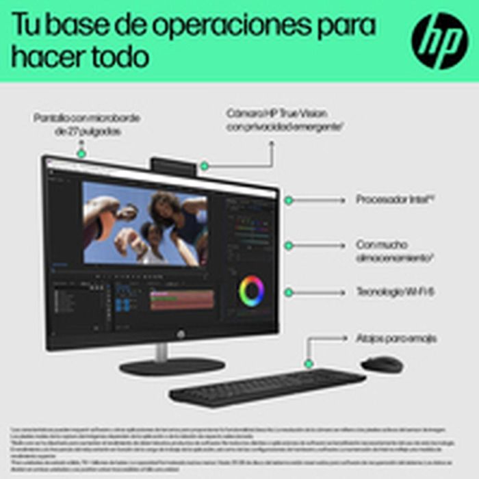 All in One HP B96B7EA 27" Intel Core i5-1335U 16 GB RAM 512 GB SSD All in One HP B96B7EA 27" Intel Core i5-1335U 16 GB RAM 512 GB SSD