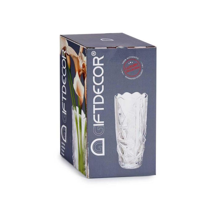 Florero Diamante 19,5Cm Giftdecor (16 Unidades) 2 Florero Diamante 19,5Cm Giftdecor (16 Unidades) 2