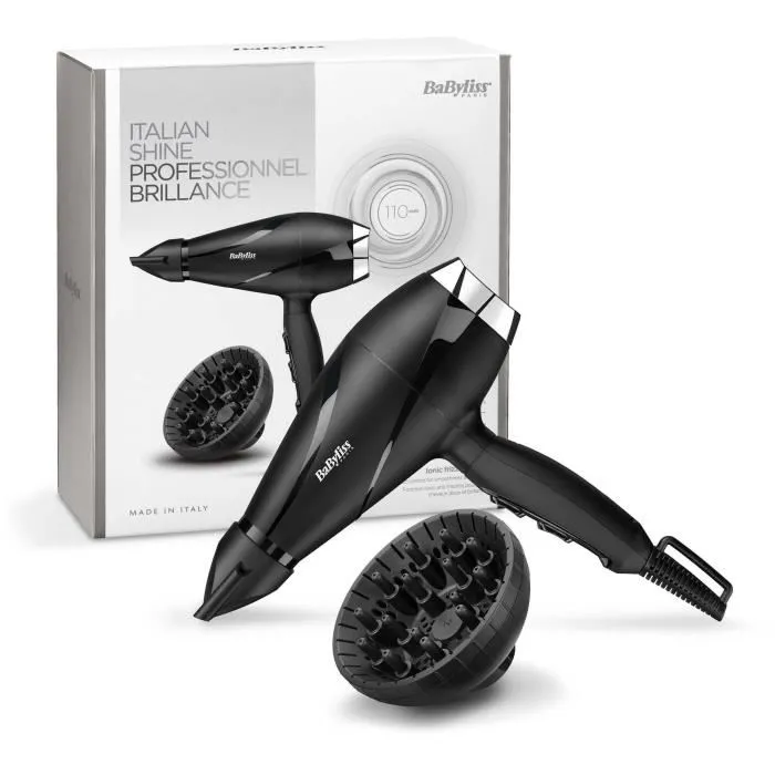 Babyliss 6713DE Shine Pro Secador de Pelo Profesional 2200W con Tecnología Iónica y Accesorios para Ondas y Volumen 2 Babyliss 6713DE Shine Pro Secador de Pelo Profesional 2200W con Tecnología Iónica y Accesorios para Ondas y Volumen 2