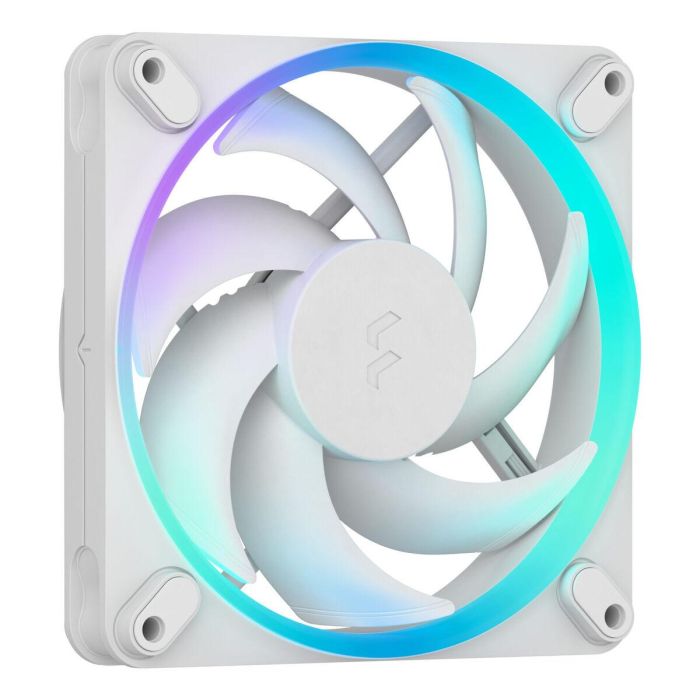 Fractal Design Ventilador para PC Momentum 12 RGB FDB Anillo de Luz ARGB Gen 2 Control PWM Blanco 3