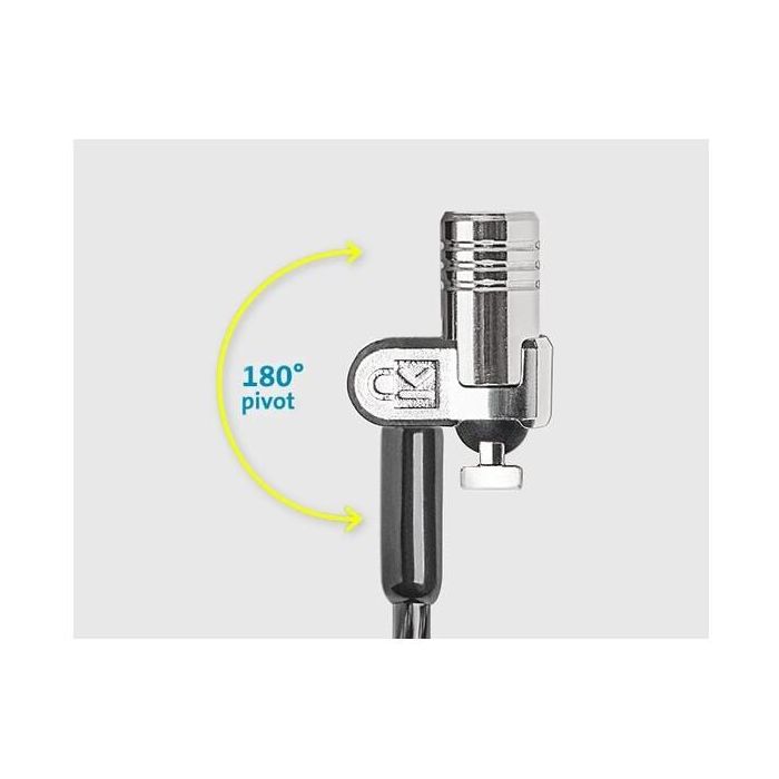 Kensington Candado con Llave MicroSaver 2.0 Twin Doble para Ordenadores Portátiles y Dispositivos, Cable Autoenrrollable 3 Kensington Candado con Llave MicroSaver 2.0 Twin Doble para Ordenadores Portátiles y Dispositivos, Cable Autoenrrollable 3