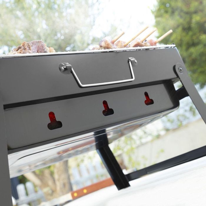 Barbacoa Plegable Portátil para Carbón BearBQ InnovaGoods 10 Barbacoa Plegable Portátil para Carbón BearBQ InnovaGoods 10