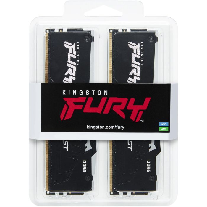 Kingston 32GB (2x16GB) DDR5 5200MHz CL40 FURY Beast RGB Memoria RAM Kit para PC 11 Kingston 32GB (2x16GB) DDR5 5200MHz CL40 FURY Beast RGB Memoria RAM Kit para PC 11