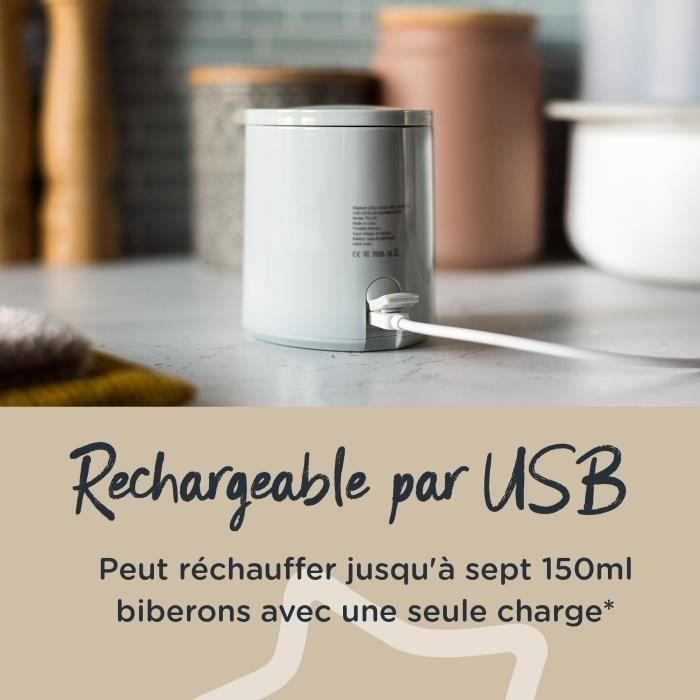 TOMMEE TIPPEE LetsGo Calentador de biberones eléctrico portátil, recargable por USB, ligero 5 TOMMEE TIPPEE LetsGo Calentador de biberones eléctrico portátil, recargable por USB, ligero 5