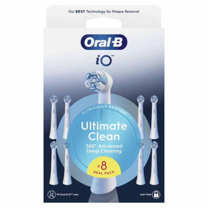 Oral-B ORA8700216778435 Recambios iO Ultimate Clean – Pack de 8 cabezales de cepillo de dientes eléctricos en blanco 2 Oral-B ORA8700216778435 Recambios iO Ultimate Clean – Pack de 8 cabezales de cepillo de dientes eléctricos en blanco 2