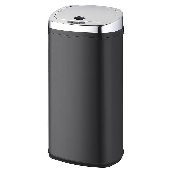 MOVIMIENTO DE COCINA Papelera de cocina automática con flejes LARGO - 42 L - 32x25x64 cm - Negro MOVIMIENTO DE COCINA Papelera de cocina automática con flejes LARGO - 42 L - 32x25x64 cm - Negro
