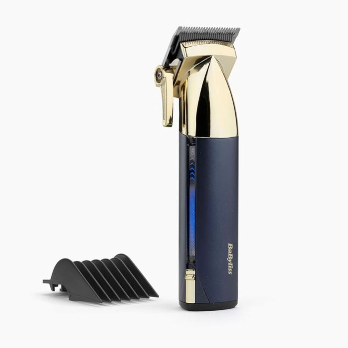 Babyliss Cortapelos inalámbrico con cuchillas de acero japonés, 10 peines guía y mango de metal 1 Babyliss Cortapelos inalámbrico con cuchillas de acero japonés, 10 peines guía y mango de metal 1