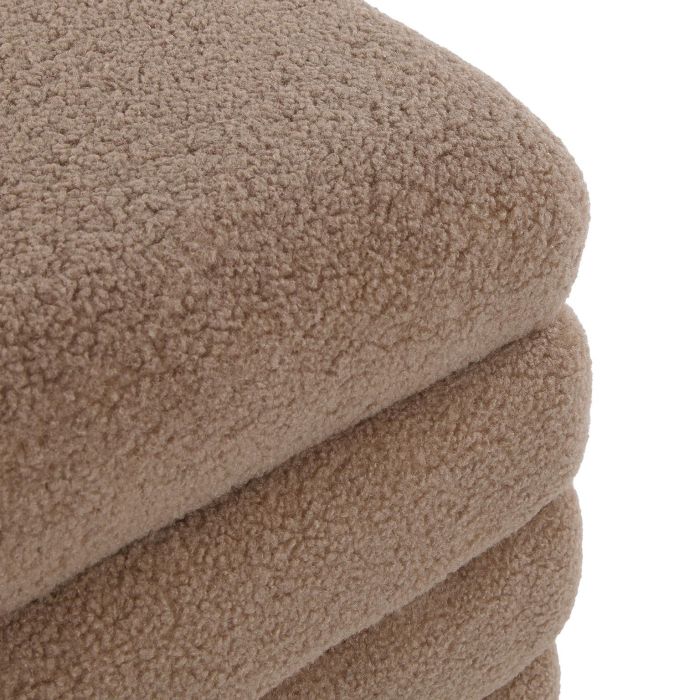 Puf Cuadrado Teddy Marron Almacenaje Versa 40X42CM 2 Puf Cuadrado Teddy Marron Almacenaje Versa 40X42CM 2