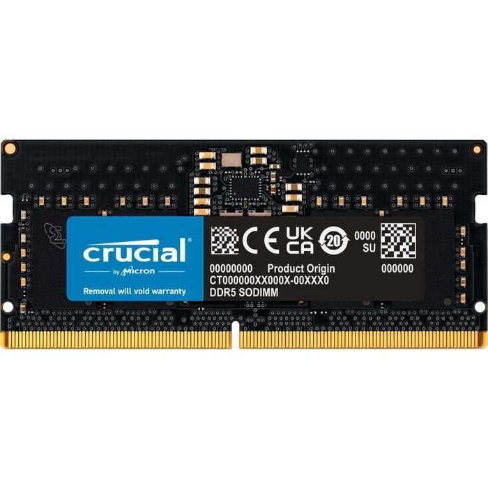 Crucial 8GB DDR5 5600 MHz SODIMM CL46 1.1V Memoria RAM para Portátil - Ideal para Multitarea y Rendimiento Estable 0 Crucial 8GB DDR5 5600 MHz SODIMM CL46 1.1V Memoria RAM para Portátil - Ideal para Multitarea y Rendimiento Estable 0