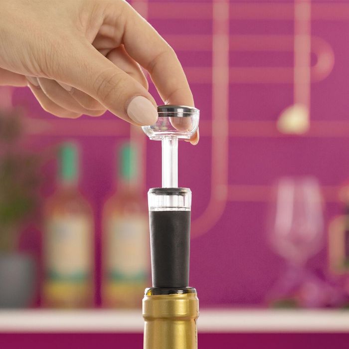 Sacacorchos Eléctrico Recargable con Accesorios para Vino Corklux InnovaGoods 8 Sacacorchos Eléctrico Recargable con Accesorios para Vino Corklux InnovaGoods 8