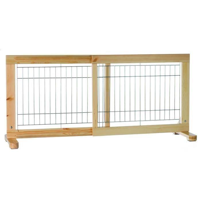 Trixie Barrera de Seguridad Ajustable para Perros de Madera de Abedul, Medidas Extensibles de 63 a 108 cm de Ancho y 50 cm de Altura Trixie Barrera de Seguridad Ajustable para Perros de Madera de Abedul, Medidas Extensibles de 63 a 108 cm de Ancho y 50 cm de Altura