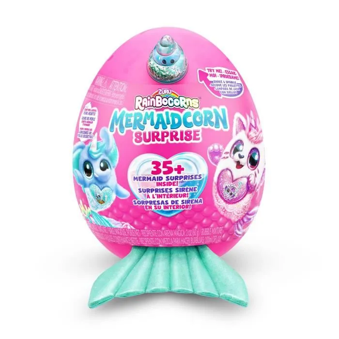 Zuru Mermaidcorn Surprise S7 Peluches sorpresa 35 sorpresas Cola brillante Huevo para incubar 2 Zuru Mermaidcorn Surprise S7 Peluches sorpresa 35 sorpresas Cola brillante Huevo para incubar 2