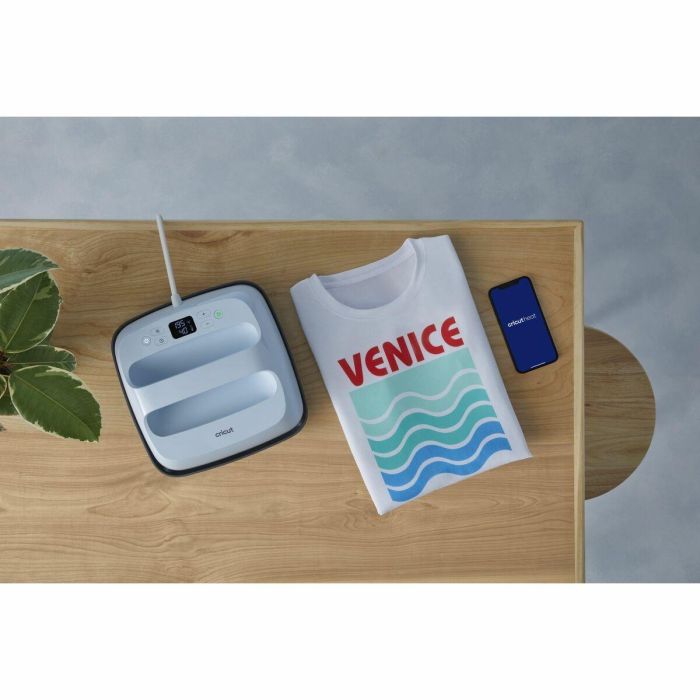 Cricut CRI0093573339738 EasyPress 3 Prensa Térmica Azul 23 x 23 cm Placa Calefactora Transferencia de Vinilo 14