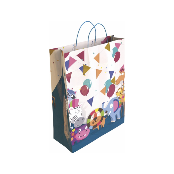 Basika Bolsa de regalo papel estucado 160 gr todo año con asa retorcida tamaño S 24x32 cm 5