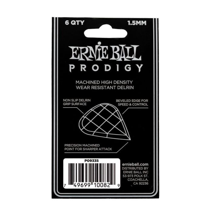 Bolsa De Púas Prodigy Negra Sharp 1,50 Mm - 6 Unidades 2 Bolsa De Púas Prodigy Negra Sharp 1,50 Mm - 6 Unidades 2
