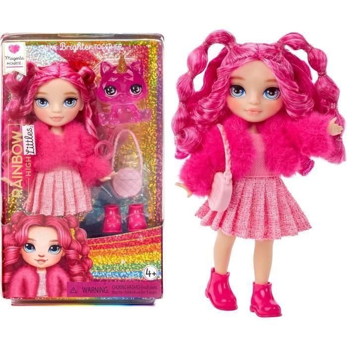 Rainbow High Littles - Muñeca 15cm + mascota - Rosa - A partir de 4 años 4