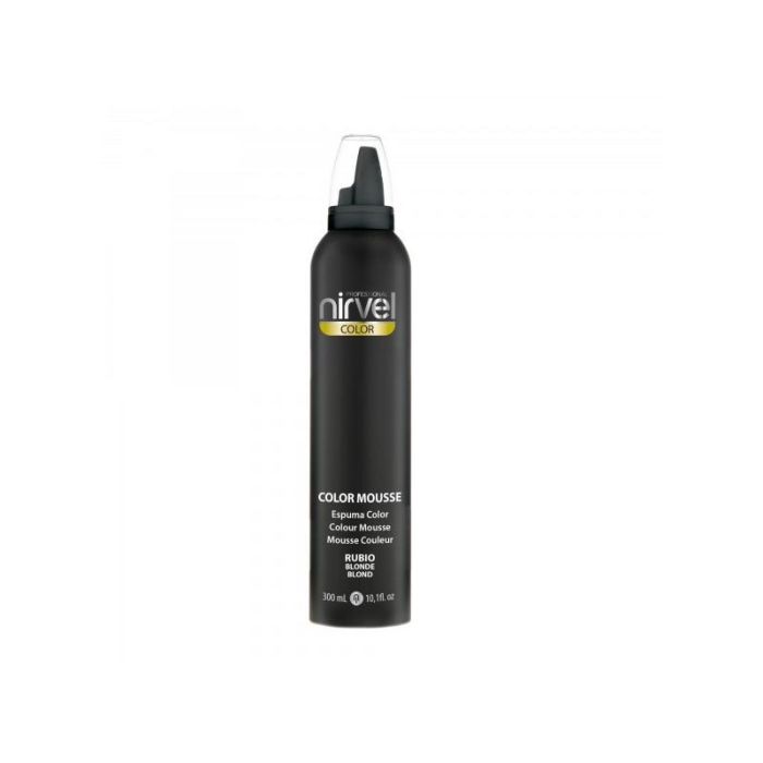 Nirvel Color Mousse Rubio 300ml para Cabello con Fijación y Volumen - Reaviva y Acentúa el Color