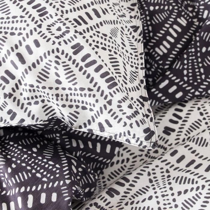 Juego de cama 220x240 cm TODAY Sunshine 5.3 - 2 personas - 100% algodón estampado negro 1 Juego de cama 220x240 cm TODAY Sunshine 5.3 - 2 personas - 100% algodón estampado negro 1