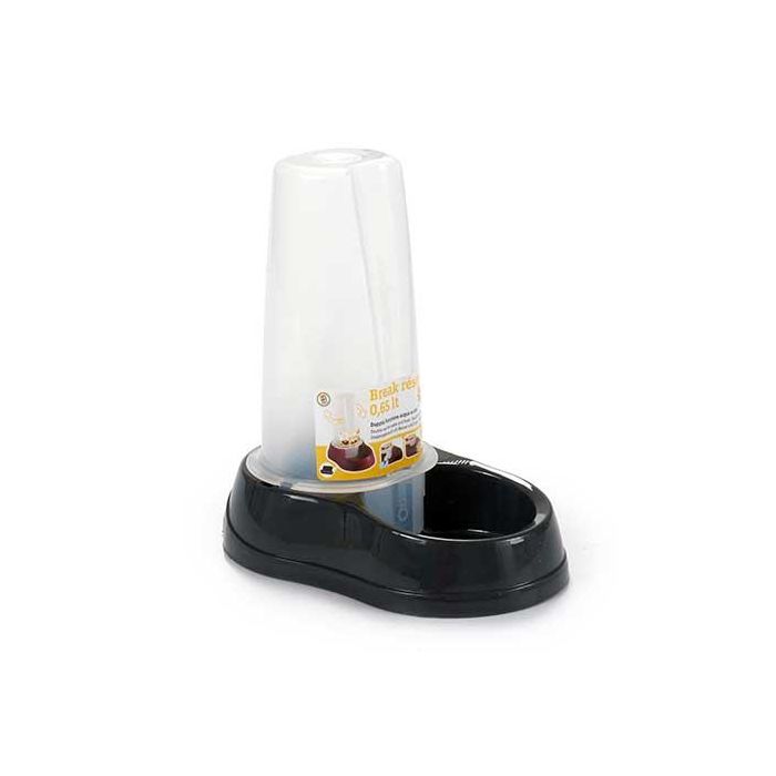 Comedero Bebedero 0,65L Antracita Stefanplast 12X19CM (12 Unidades) Comedero Bebedero 0,65L Antracita Stefanplast 12X19CM (12 Unidades)