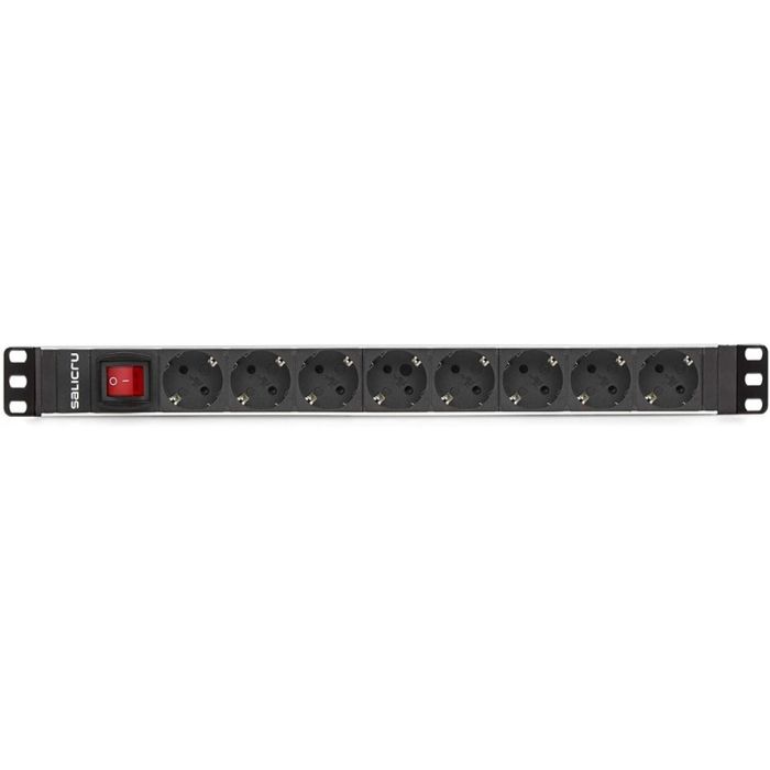 Salicru Regleta Rack 19 Pulgadas SPS 8F PDU SCH/SCH, 8 Tomas Schuko, Protección Infantil, IP20 Salicru Regleta Rack 19 Pulgadas SPS 8F PDU SCH/SCH, 8 Tomas Schuko, Protección Infantil, IP20