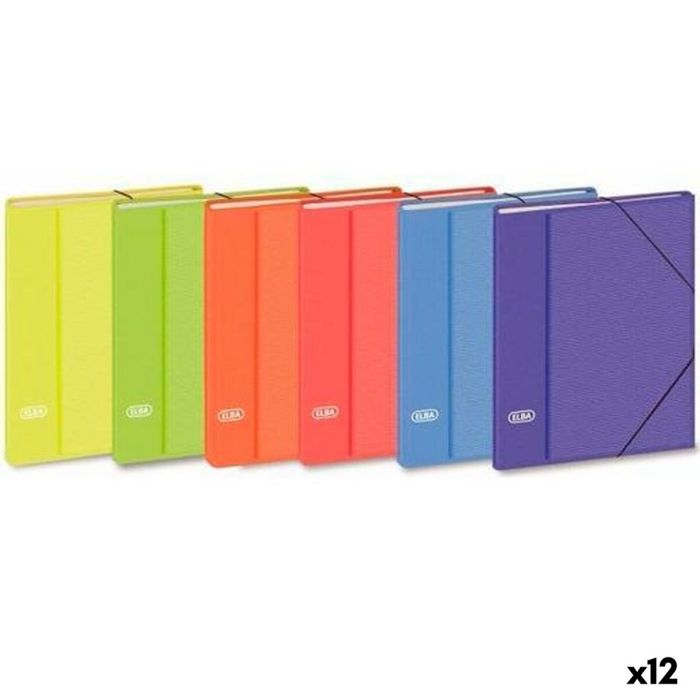 Carpeta Clasificadora Elba ELBACOLOR A4 (12 Unidades)