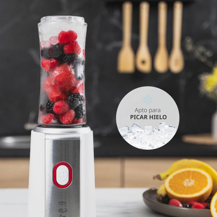 Batidora de Vaso UFESA NUTRIFUSION 1200W 2B Blanco Negro 1200 W 500 ml Batidora de Vaso UFESA NUTRIFUSION 1200W 2B Blanco Negro 1200 W 500 ml