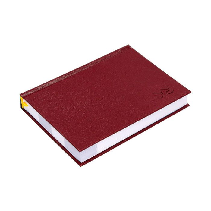 Agenda Encuadernada Liderpapel Corfu A6 2025 Dia Pagina Color Rojo Papel 60 gr 4