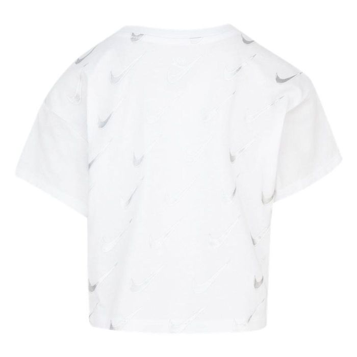 Camiseta de Manga Corta Infantil Nike Sb Icon Blanco 1