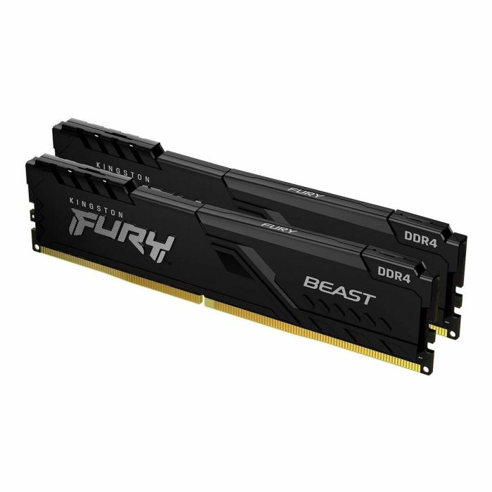 Kingston 3200 64GB FURY Beast - Kit de Memoria RAM DDR4, 2x 32GB, 3200MT/s, CL16 DIMM para PC Gaming 12 Kingston 3200 64GB FURY Beast - Kit de Memoria RAM DDR4, 2x 32GB, 3200MT/s, CL16 DIMM para PC Gaming 12