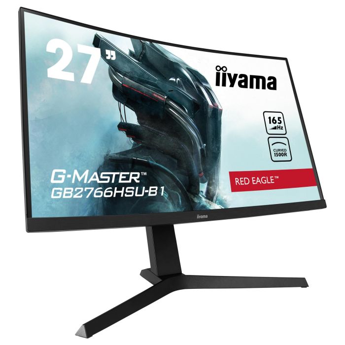 Iiyama GB2766HSU-B1 Monitor Gaming 27" FHD 1ms 165Hz VA Curvo 1500R Negro Altavoces VESA HDMI DisplayPort USB 9