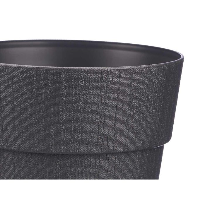 Maceta Plastico 20 Cm Ethica Antracita Stefanplast (12 Unidades) 3 Maceta Plastico 20 Cm Ethica Antracita Stefanplast (12 Unidades) 3