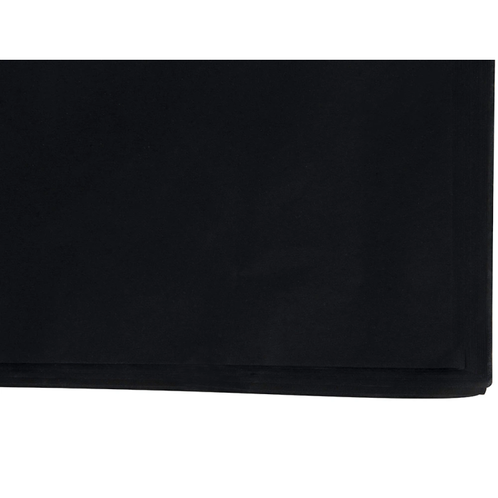 Liderpapel Papel seda negro 52x76 cm 18 gr paquete de 25 hojas 4