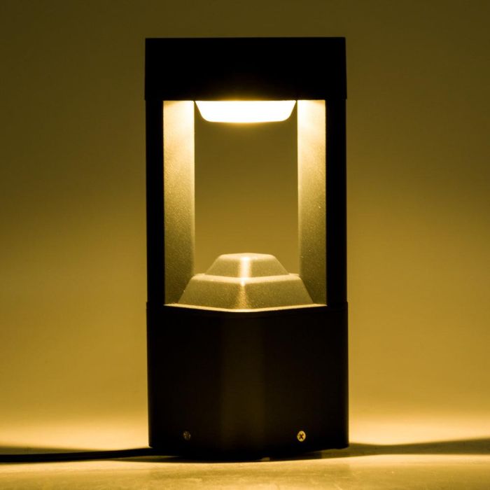Lámpara de Suelo 10W 648Lm 2700ºK LED Exterior IP54 Hafr al Batin 40.000H [SL16-080A_G-WW] 2