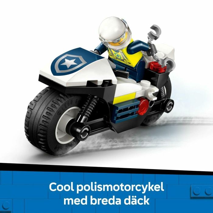 Lego City Police Juego de Construcción Persecución en Moto Policía 4 Años 5