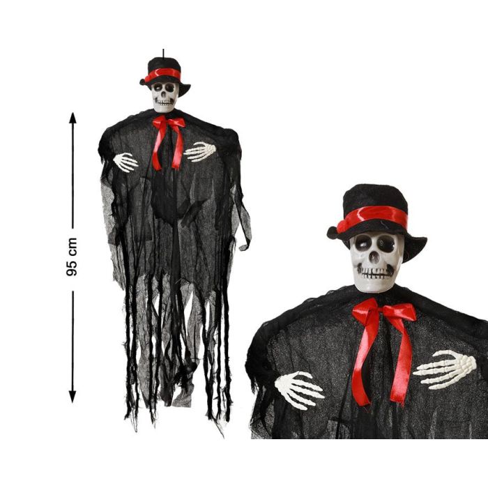 Halloween Esqueleto Colgante 95x75 cm para Decoración Macabra