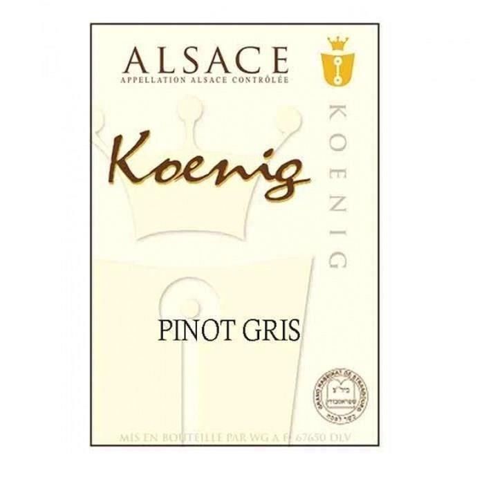 Koenig 2019 Alsace Pinot Gris - Vino blanco de Alsacia 1