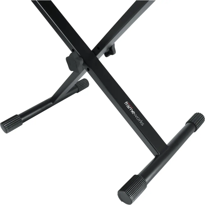 FRAMEWORKS Banqueta Estándar Para Teclado Negro Con Asiento Deluxe 1 FRAMEWORKS Banqueta Estándar Para Teclado Negro Con Asiento Deluxe 1