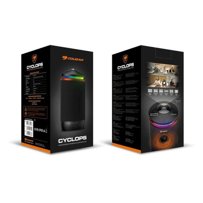 COUGAR CYCLOPS AIO Cámara Web Gaming Full HD 1920x818 con Micrófono y Altavoces Integrados Negro 1 COUGAR CYCLOPS AIO Cámara Web Gaming Full HD 1920x818 con Micrófono y Altavoces Integrados Negro 1