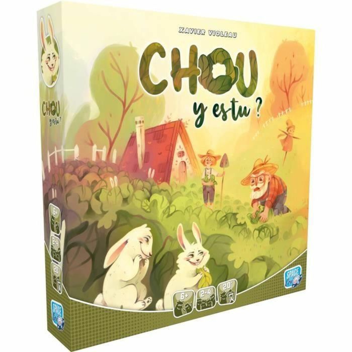 Asmodee ASM3558380107583 Chou, ¿estás ahí? Juego de mesa sencillo de observación y estrategia para niños de 6 años