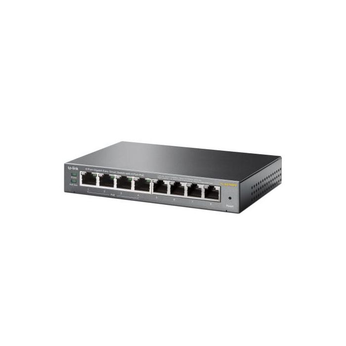 TP-LINK TL-SG108PE No administrado Gigabit Ethernet (10/100/1000) Energía sobre Ethernet (PoE) Negro 2