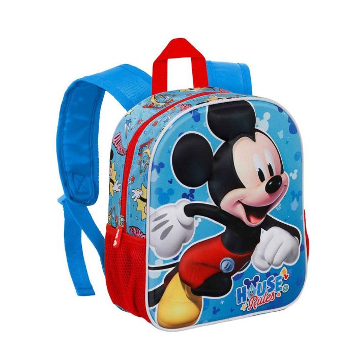 Mochila 3D pequeña mickey mouse house. 8,5 l. karactermania 2