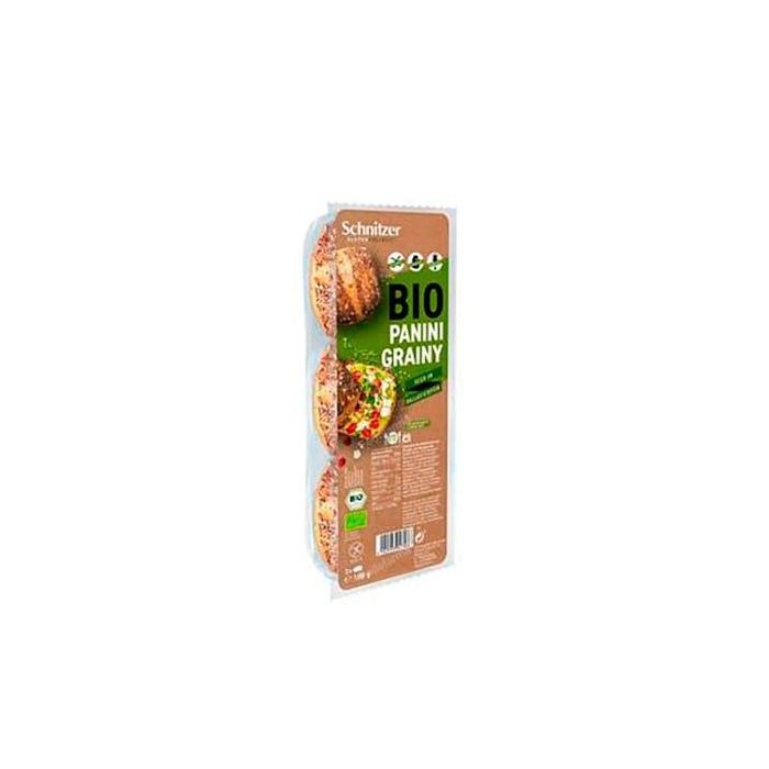 SCHNITZER Panecillo Grainy 188g Sin Gluten con Semillas de Amapola, Girasol, Lino y Sésamo