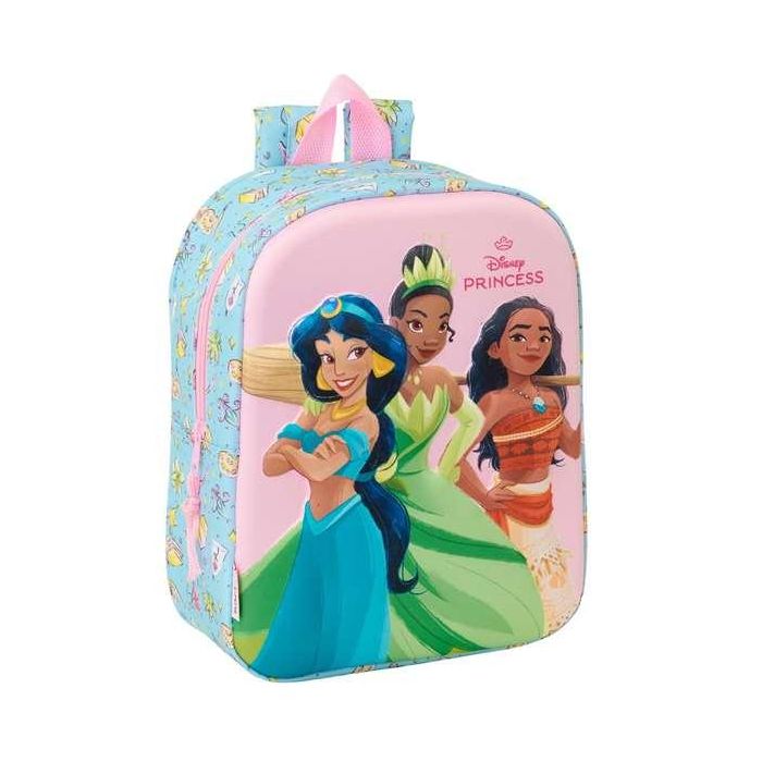 Mochila Safta Guarderia 3D Princesas Disney 270x220x100 mm Mochila Safta Guarderia 3D Princesas Disney 270x220x100 mm