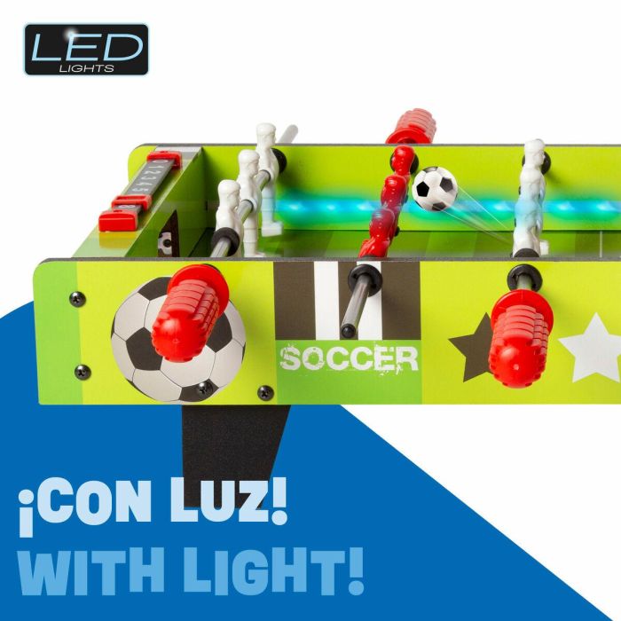 Futbolín Colorbaby 60 x 14 x 32 cm (2 Unidades) 4 Futbolín Colorbaby 60 x 14 x 32 cm (2 Unidades) 4