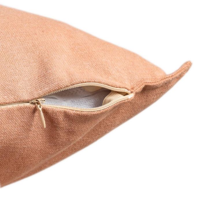 Cojín Rosa 85%Algodón-15%Lino Decoración 50 X 50 cm