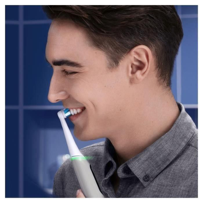 Oral-B iO 6S Cepillo de dientes eléctrico gris con conexión Bluetooth, 2 cabezales, 1 estuche de viaje 5 Oral-B iO 6S Cepillo de dientes eléctrico gris con conexión Bluetooth, 2 cabezales, 1 estuche de viaje 5
